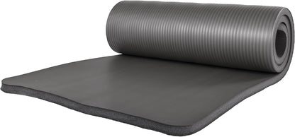 BalanceFrom 7-Piece Yoga Set with 71x24x1 Inches Extra Thick Mat and Carrying Sling – Includes 2 Blocks, Stretch Strap, 2 Towels, and Knee Pad for Home, Studio, and Gym Workouts