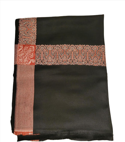Soft Premium Wool Blend Meditation Shawl - Large Unisex Prayer Wrap, Oversize Scarf & Versatile Blanket