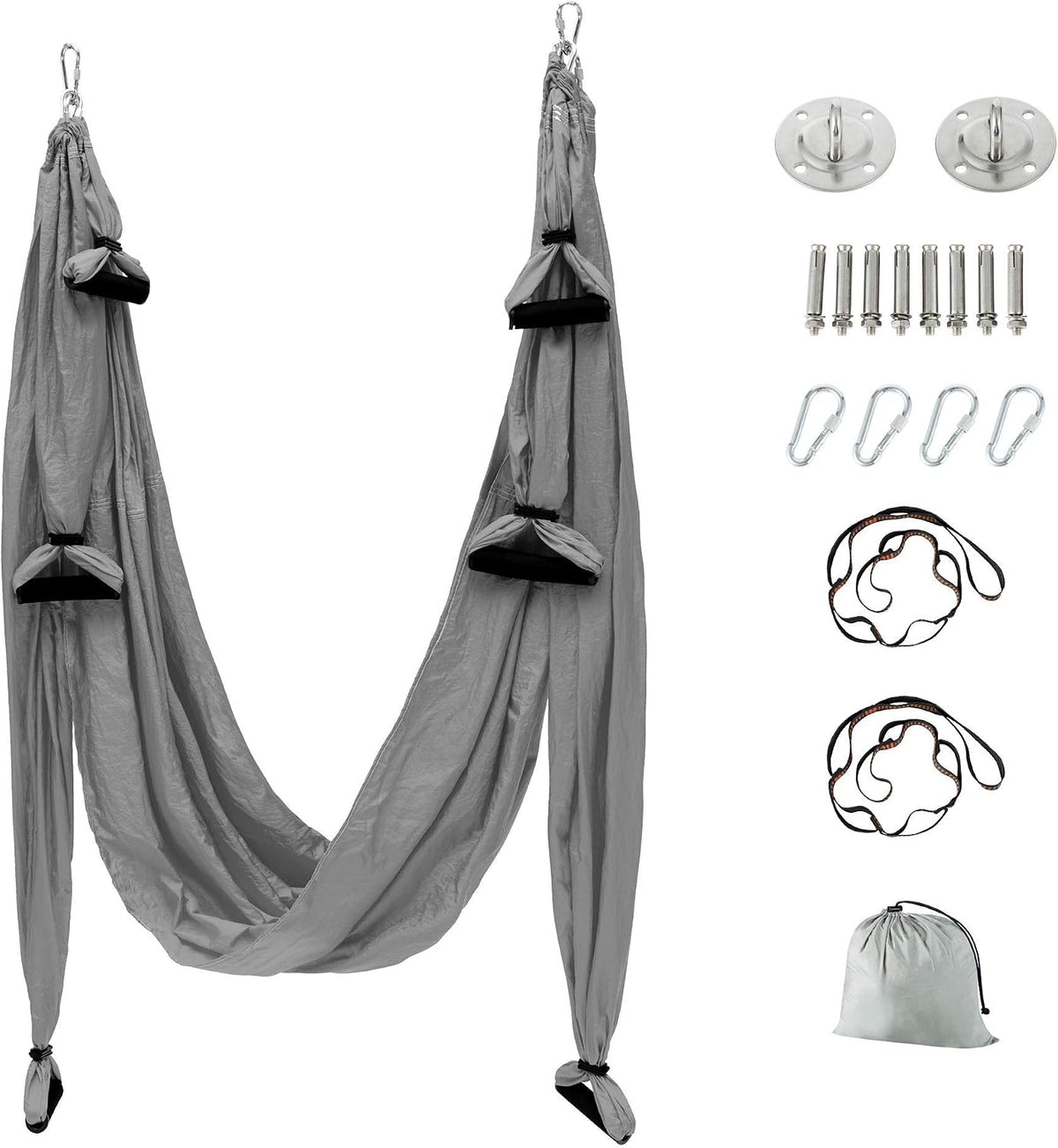 Aerial Yoga Flying Yoga Swing Yoga Hammock Trapeze Sling Inversion Tool for Gym Home Fitness