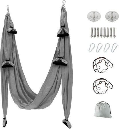 Aerial Yoga Flying Yoga Swing Yoga Hammock Trapeze Sling Inversion Tool for Gym Home Fitness