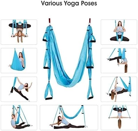 Aerial Yoga Flying Yoga Swing Yoga Hammock Trapeze Sling Inversion Tool for Gym Home Fitness
