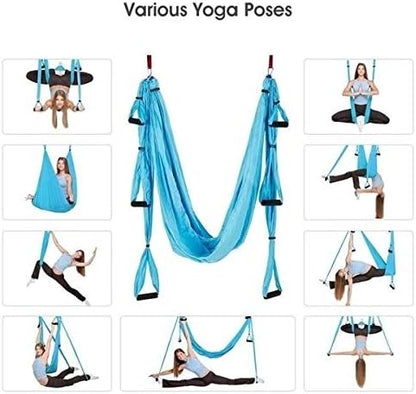 Aerial Yoga Flying Yoga Swing Yoga Hammock Trapeze Sling Inversion Tool for Gym Home Fitness