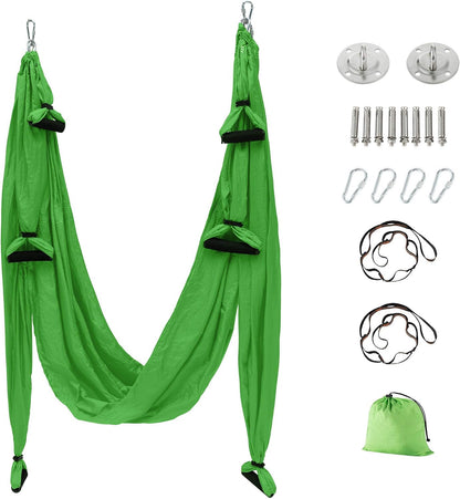 Aerial Yoga Flying Yoga Swing Yoga Hammock Trapeze Sling Inversion Tool for Gym Home Fitness