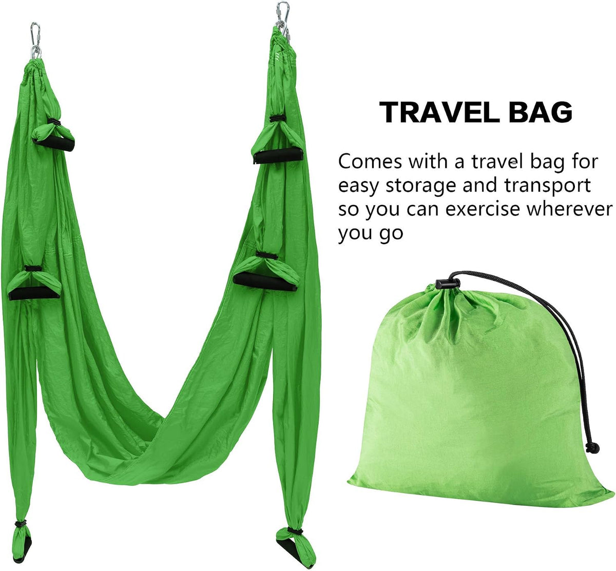 Aerial Yoga Flying Yoga Swing Yoga Hammock Trapeze Sling Inversion Tool for Gym Home Fitness