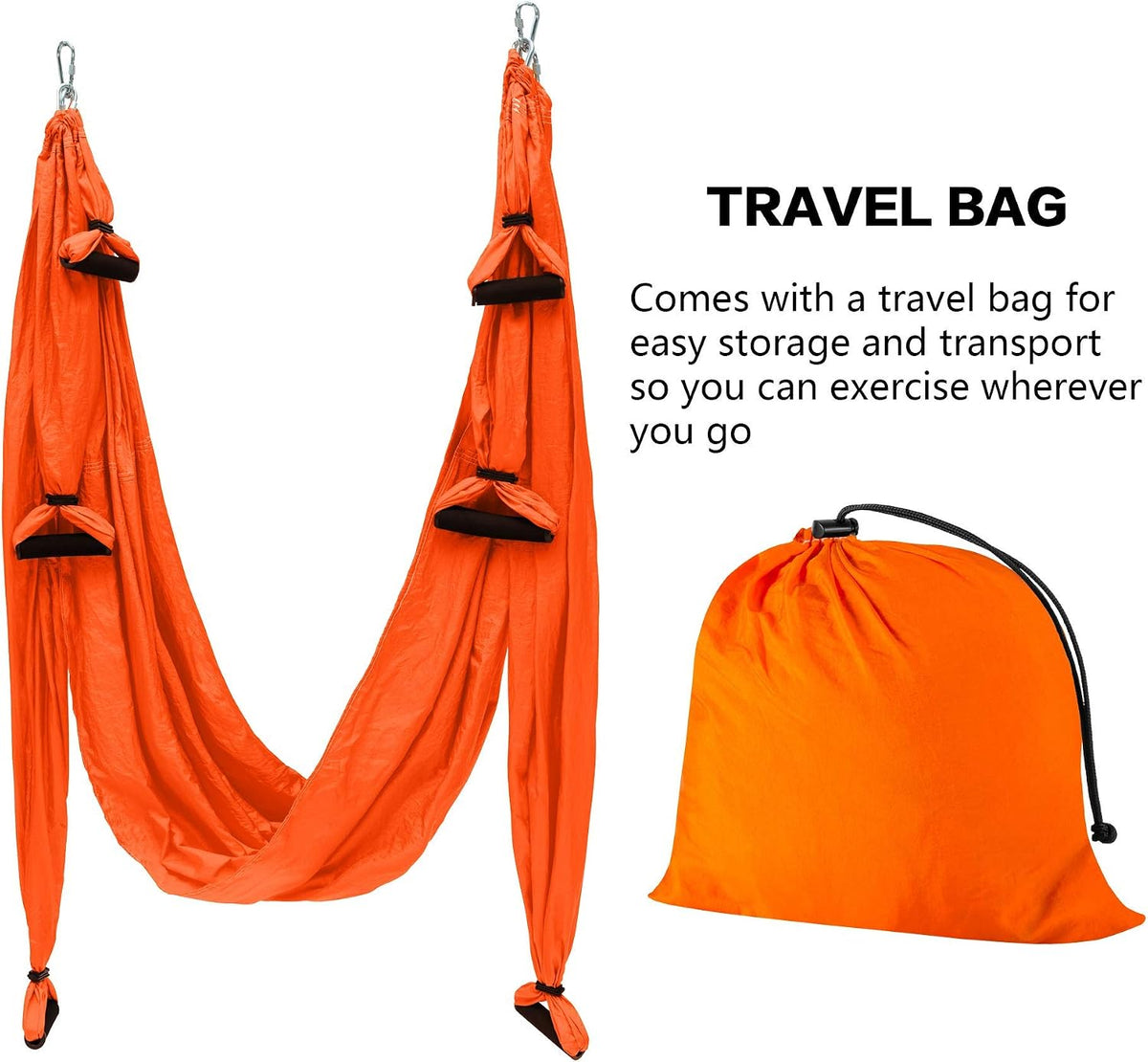 Aerial Yoga Flying Yoga Swing Yoga Hammock Trapeze Sling Inversion Tool for Gym Home Fitness