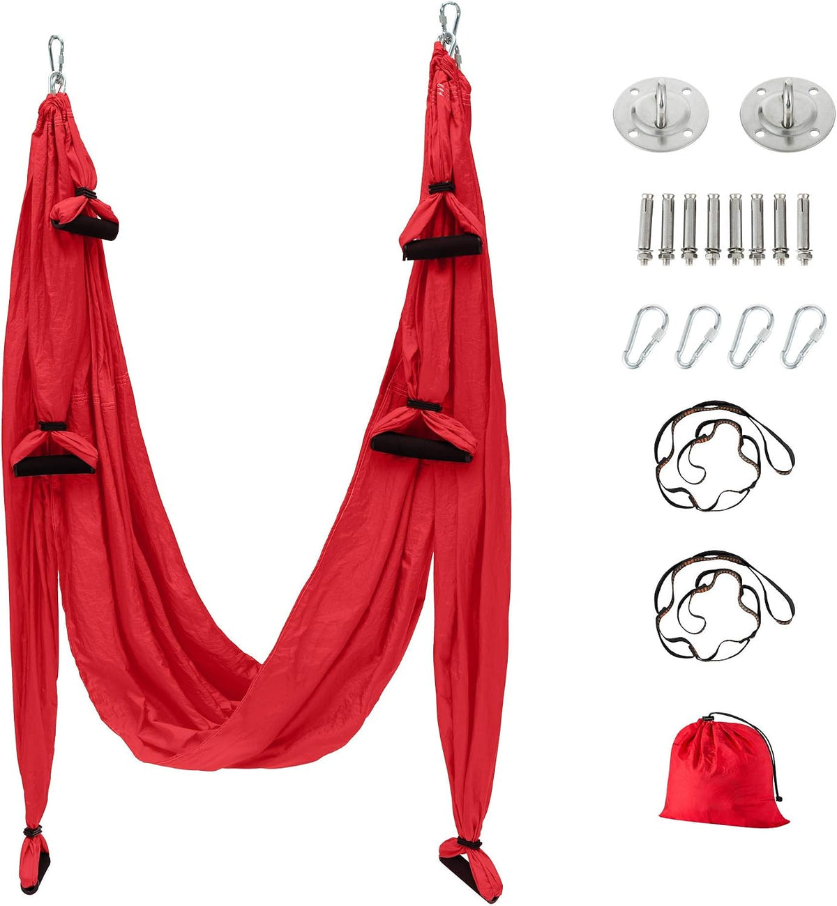 Aerial Yoga Flying Yoga Swing Yoga Hammock Trapeze Sling Inversion Tool for Gym Home Fitness
