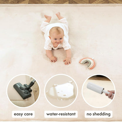 CloudSoft Mat for Floor 60" x 80" Beige