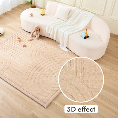 CloudSoft Mat for Floor 60" x 80" Beige