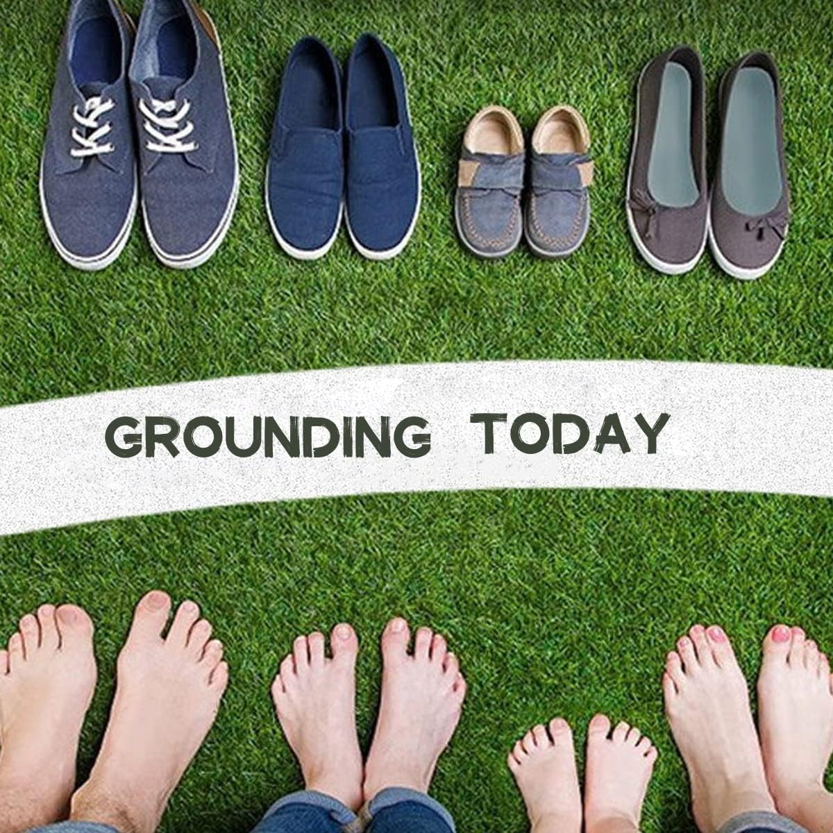 Grounding Mat,35.4x23.6 inches,Reconnect to The Earth EMF Recovery,for Foot Therapy,Carbon Fiber Universal Grounding Mat for Feet,Improve Energy,Sleep Assist and Helps with Anxiety