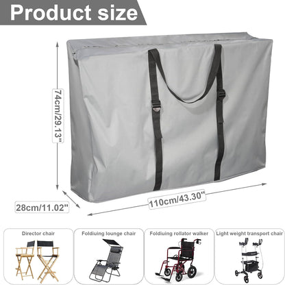 Outdoor Folding Chair Storage Bag, Waterproof 600D Folding Table Carry Bag