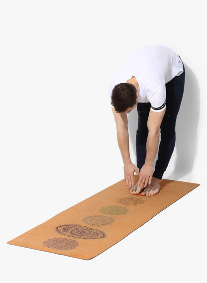 Cork Yoga Mat, Non Slip, 72 x 24 Inch, 3mm Thick