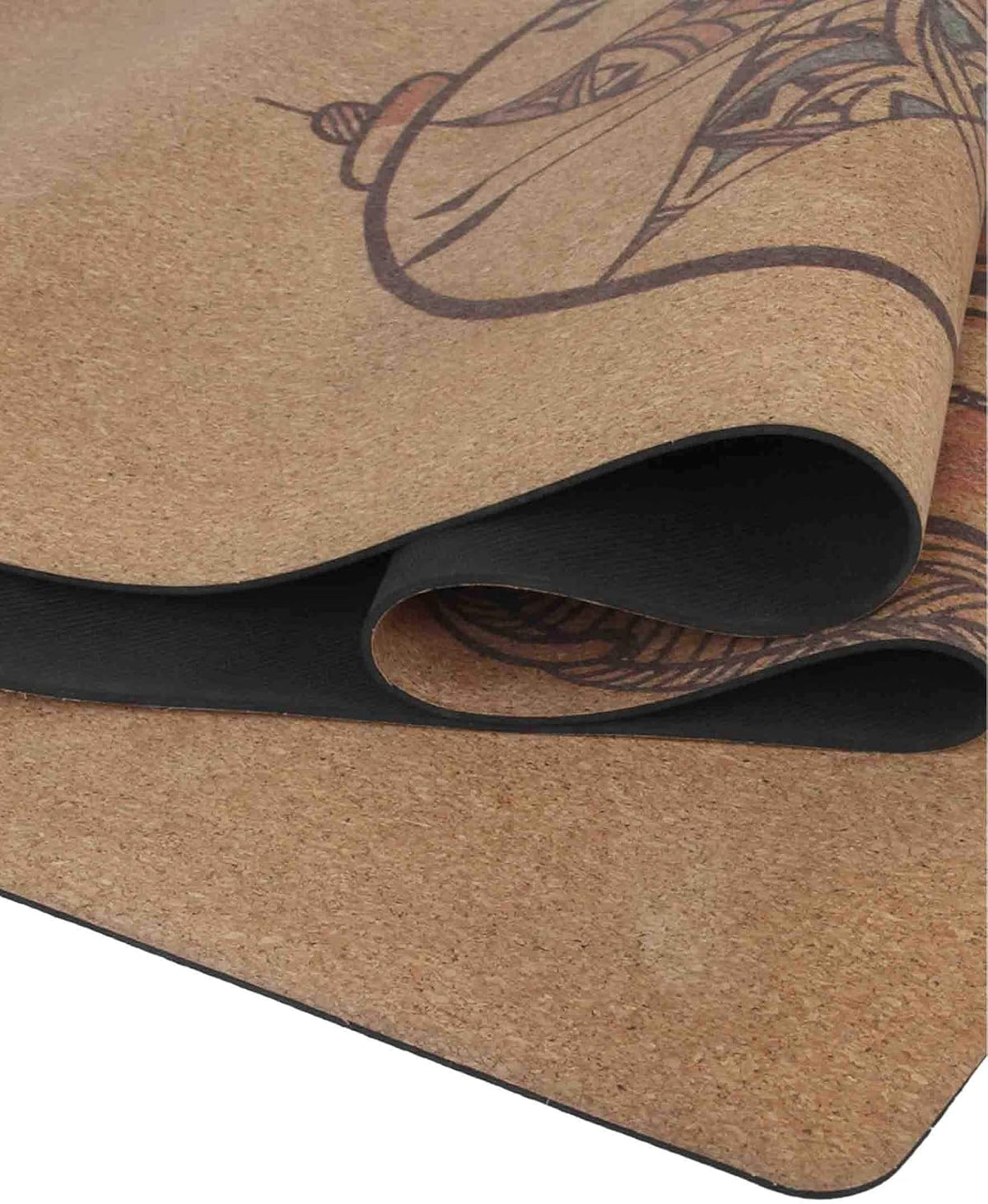Cork Yoga Mat, Non Slip, 72 x 24 Inch, 3mm Thick