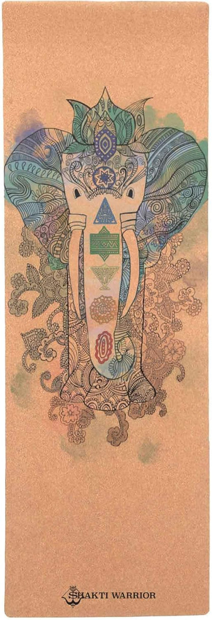 Cork Yoga Mat, Non Slip, 72 x 24 Inch, 3mm Thick