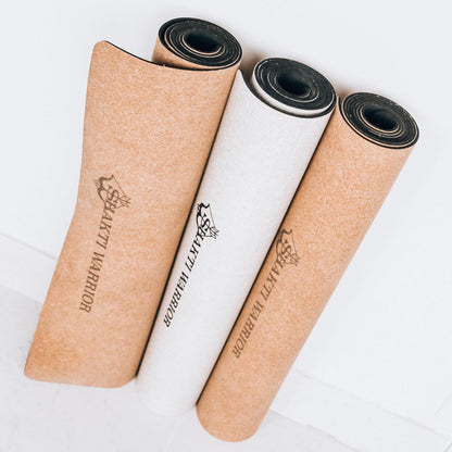 Cork Yoga Mat, Non Slip, 72 x 24 Inch, 3mm Thick