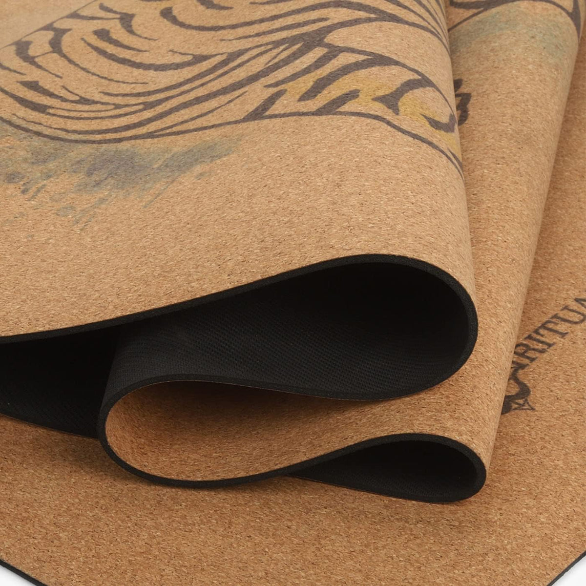 Cork Yoga Mat, Non Slip, 72 x 24 Inch, 3mm Thick