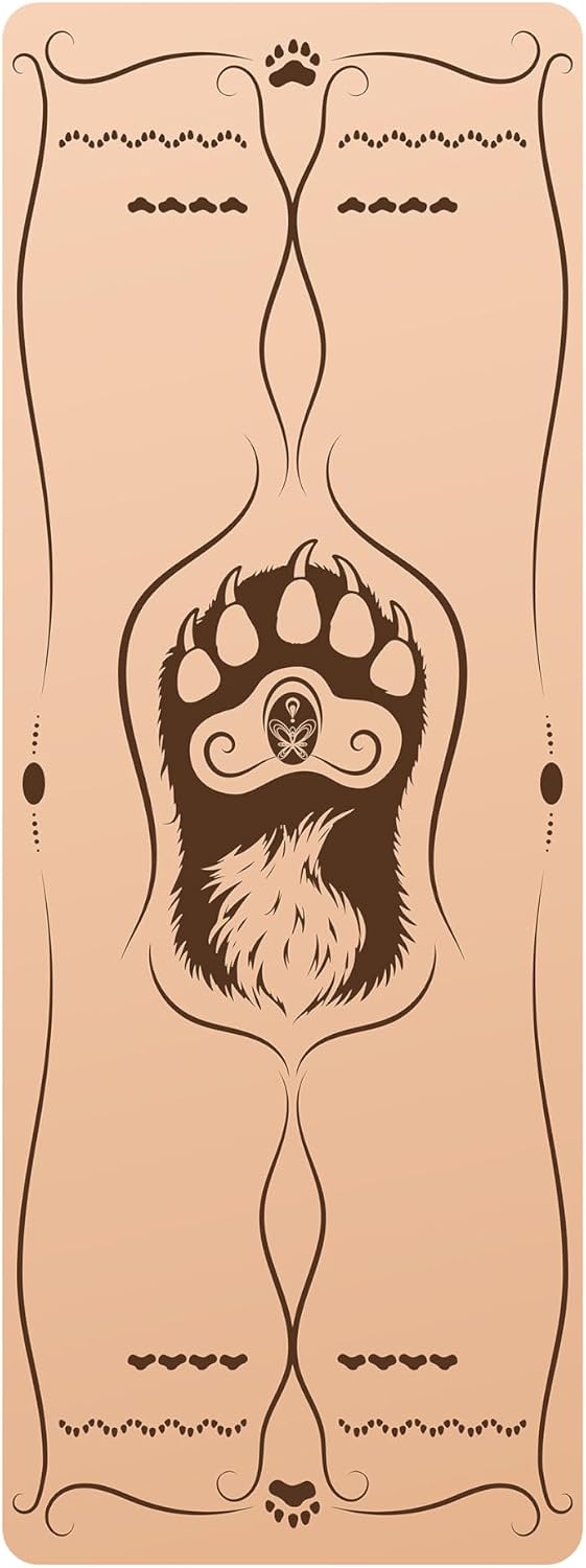 【 】 Yoga Mat * Beast Line -- Unique coating technique, Great wear resistance for a long service life, Vividly printed pattern, Natural rubber base, Strong bounce resilience, Absorb sweat instantly to stay dry, Clean and hygienic.