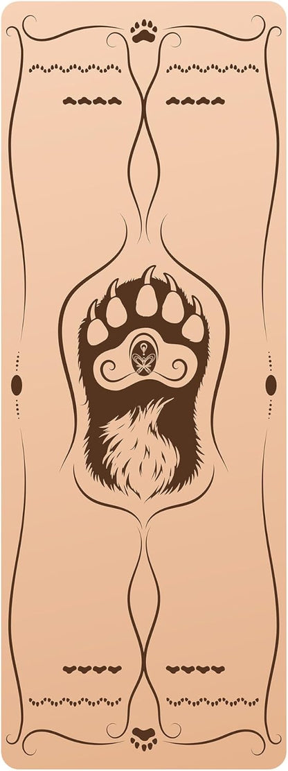 【 】 Yoga Mat * Beast Line -- Unique coating technique, Great wear resistance for a long service life, Vividly printed pattern, Natural rubber base, Strong bounce resilience, Absorb sweat instantly to stay dry, Clean and hygienic.