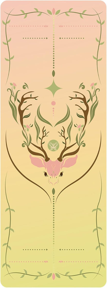 【 】 Yoga Mat * Beast Line -- Unique coating technique, Great wear resistance for a long service life, Vividly printed pattern, Natural rubber base, Strong bounce resilience, Absorb sweat instantly to stay dry, Clean and hygienic.