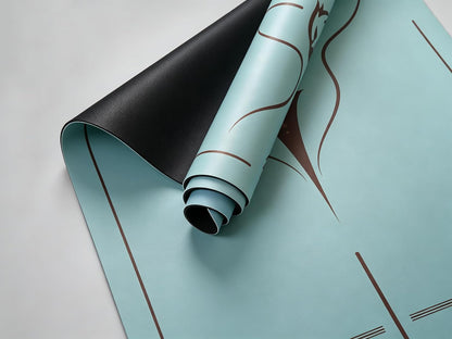 【 】 Yoga Mat * Beast Line -- Unique coating technique, Great wear resistance for a long service life, Vividly printed pattern, Natural rubber base, Strong bounce resilience, Absorb sweat instantly to stay dry, Clean and hygienic.
