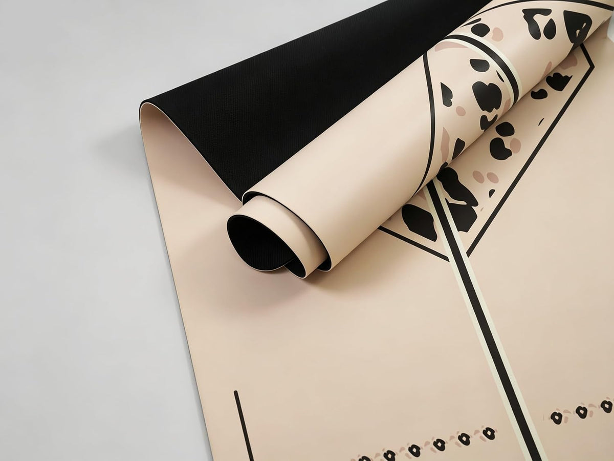 【 】 Yoga Mat * Beast Line -- Unique coating technique, Great wear resistance for a long service life, Vividly printed pattern, Natural rubber base, Strong bounce resilience, Absorb sweat instantly to stay dry, Clean and hygienic.