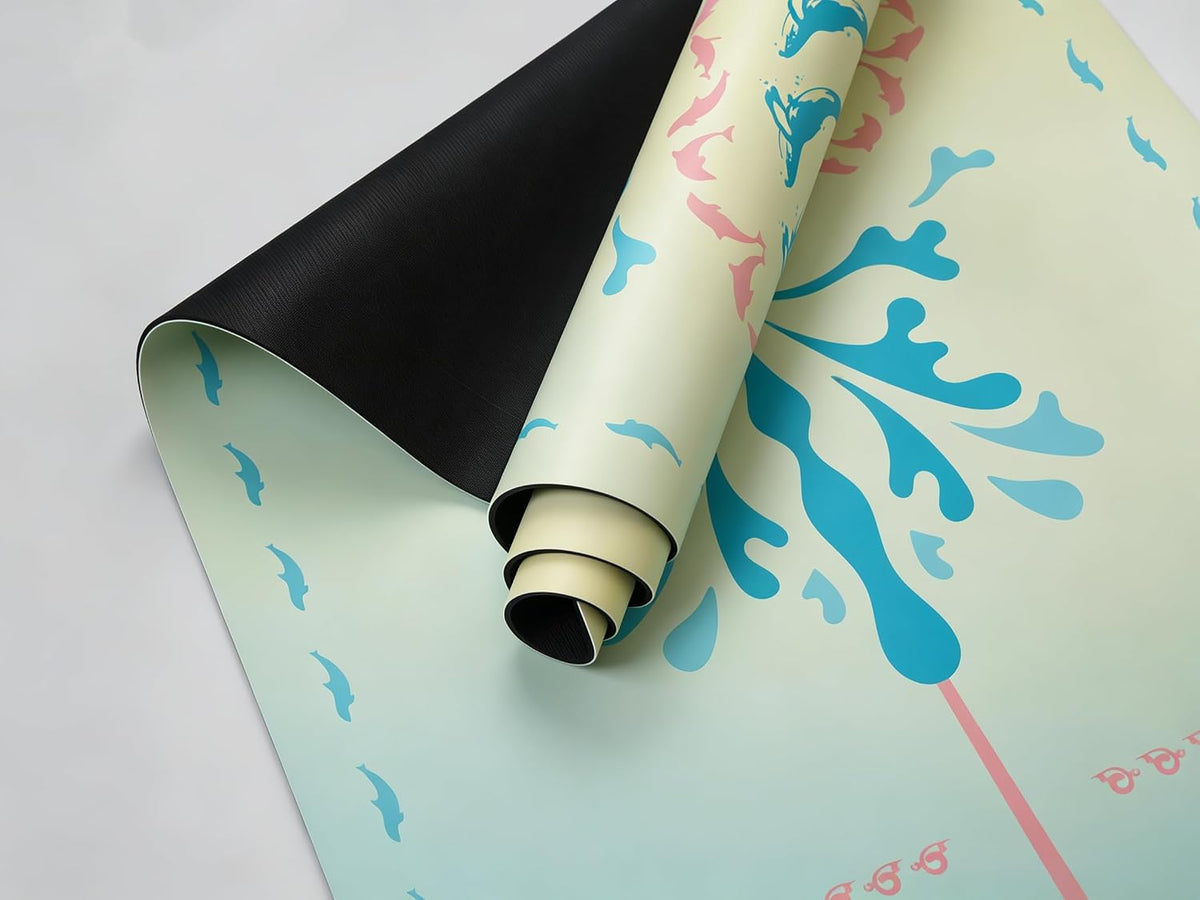 【 】 Yoga Mat * Beast Line -- Unique coating technique, Great wear resistance for a long service life, Vividly printed pattern, Natural rubber base, Strong bounce resilience, Absorb sweat instantly to stay dry, Clean and hygienic.