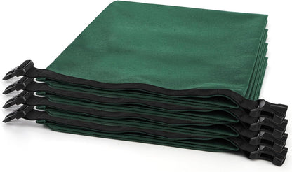 4 Pack Sandbags for Flooding, Reusable Flood Water Barrier Sand Bags, 27"x11" Thickened Canvas Rain Wind Sand Bags with Insert Buckle for Home Door Window Basement Garage Floor