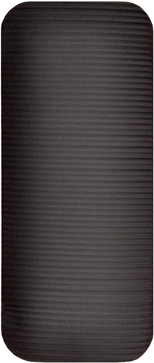 All Purpose 1/2-Inch Extra Thick High Density Anti-Tear Exercise Yoga Mat and Knee Pad with Carrying Strap, Multiple Colors