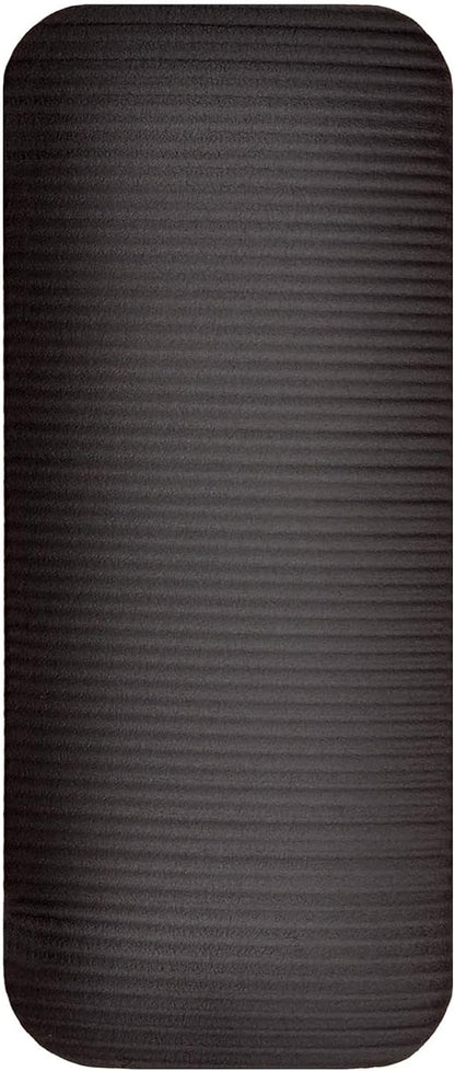 All Purpose 1/2-Inch Extra Thick High Density Anti-Tear Exercise Yoga Mat and Knee Pad with Carrying Strap, Multiple Colors