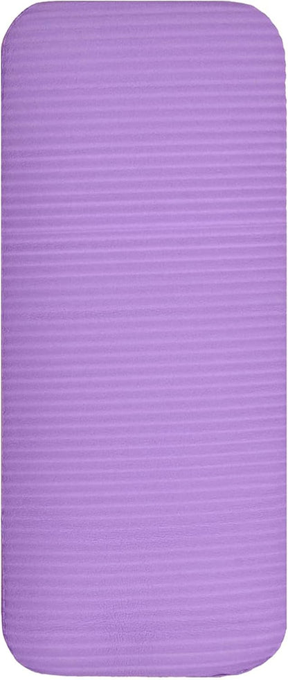 All Purpose 1/2-Inch Extra Thick High Density Anti-Tear Exercise Yoga Mat and Knee Pad with Carrying Strap, Multiple Colors