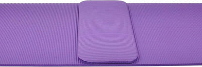 All Purpose 1/2-Inch Extra Thick High Density Anti-Tear Exercise Yoga Mat and Knee Pad with Carrying Strap, Multiple Colors