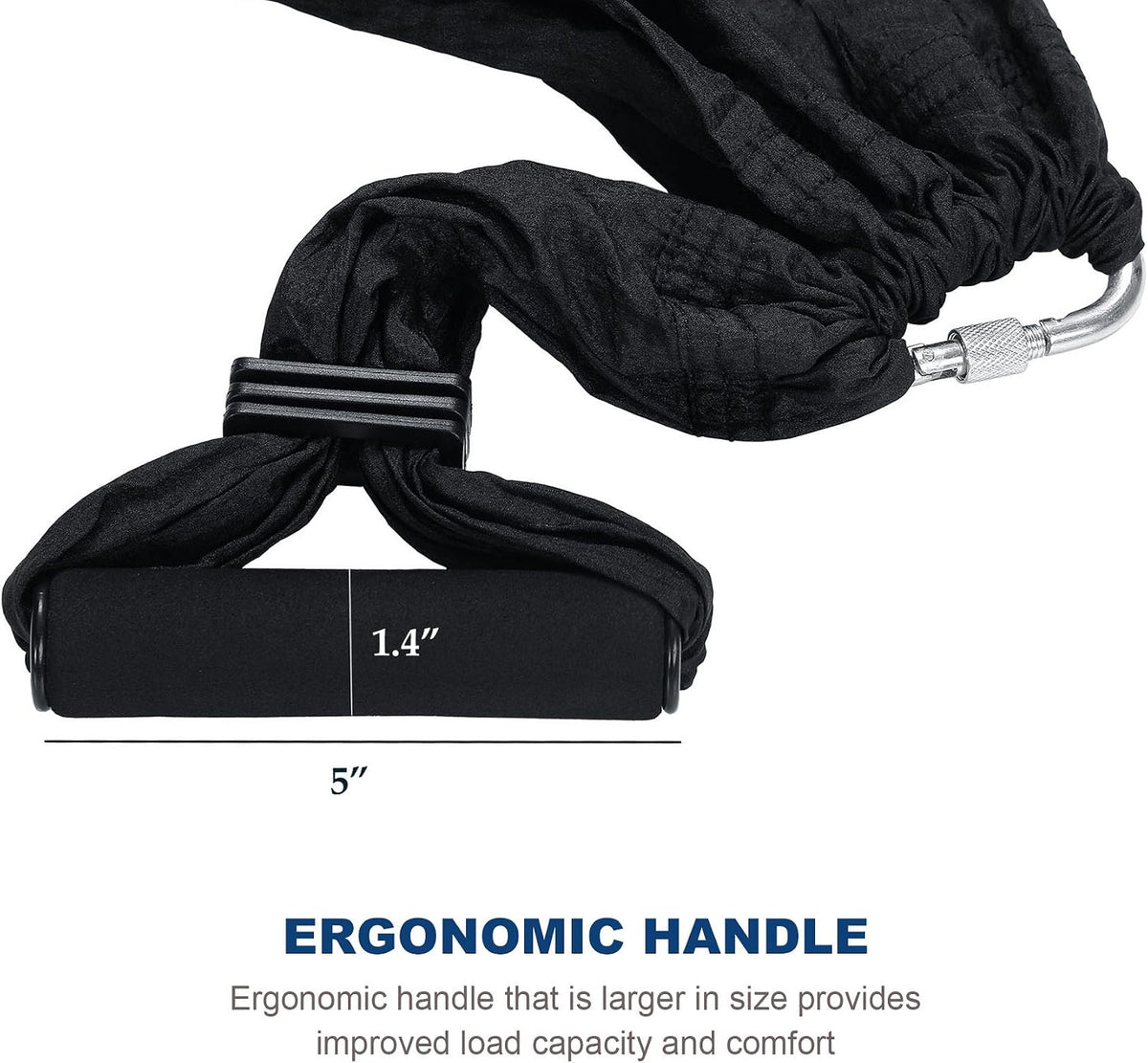 Aerial Yoga Swing Sling Strong Yoga Hammock Kit Set Trapeze Inversion Equipment Include 2 Extensions Straps and Ceiling Mounting Kit
