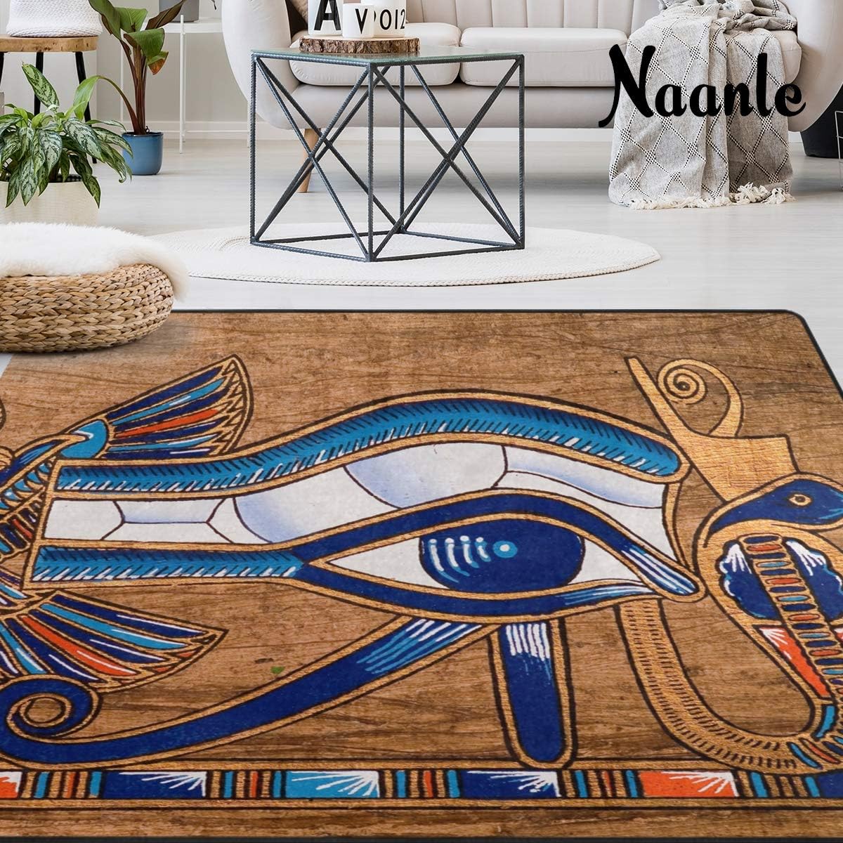 Ocean Animal Sharks Non Slip Area Rug for Living Dinning Room Bedroom Kitchen, 1.7 ' x 2.6'(20 x 31 Inches), Shark Nursery Rug Floor Carpet Yoga Mat