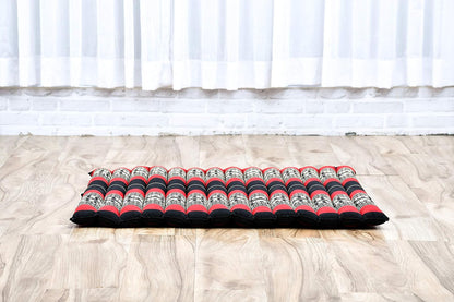 Leewadee Zabuton Seating Cushion – Square Floor Seat for Meditation Exercises, Light Yoga Mat Filled with Kapok