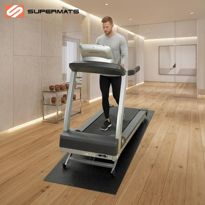 SuperMats Made in U.S.A. for Treadmills Ellipticals Rowing Machines Recumbent Bikes and Exercise Equipment