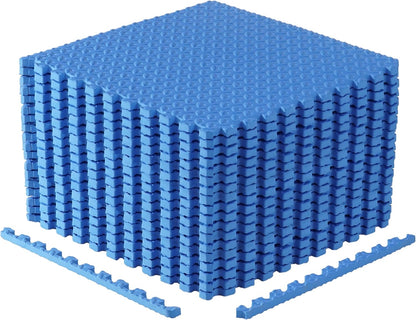 CAP Puzzle Exercise Mats | 3/4” Thick EVA Interlocking Foam Tiles for Home Gym Flooring | Multiple Options