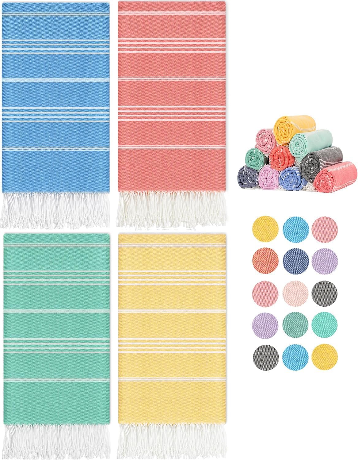 Turkish Beach Towels Vacation Essentials Yoga Blanket Pool Workout Towel Oversized Sand Free Quick Dry Lightweight Meditation Supplies Mat Cover Surf Boat River Float Accessories Gym Excise Stuff