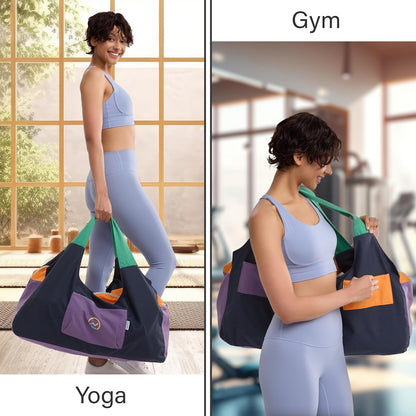 JoYnWell Yoga Bags and Carriers Fits All Your Stuff, Extra Large Yoga Mat Bag Full Zip Yoga Mat Bag with 3 Zipper pockets