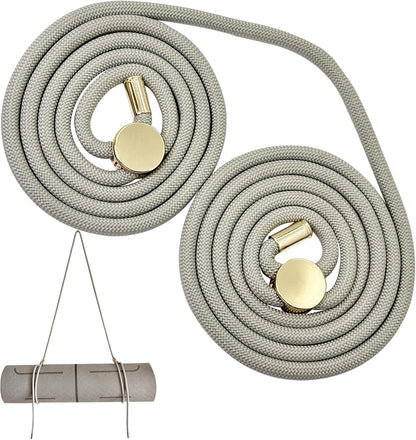 DAOSUN Yoga Mat Strap - 8MM Adjustable Paracord Carrier for Carrying Yoga Mats, Camping Pads & Blankets (Strap Only)