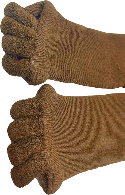 Women Toe Separator Socks Toeless Foot Alignment Socks for Yoga GYM Massage Pain Relief Improves Circulation Stretchy