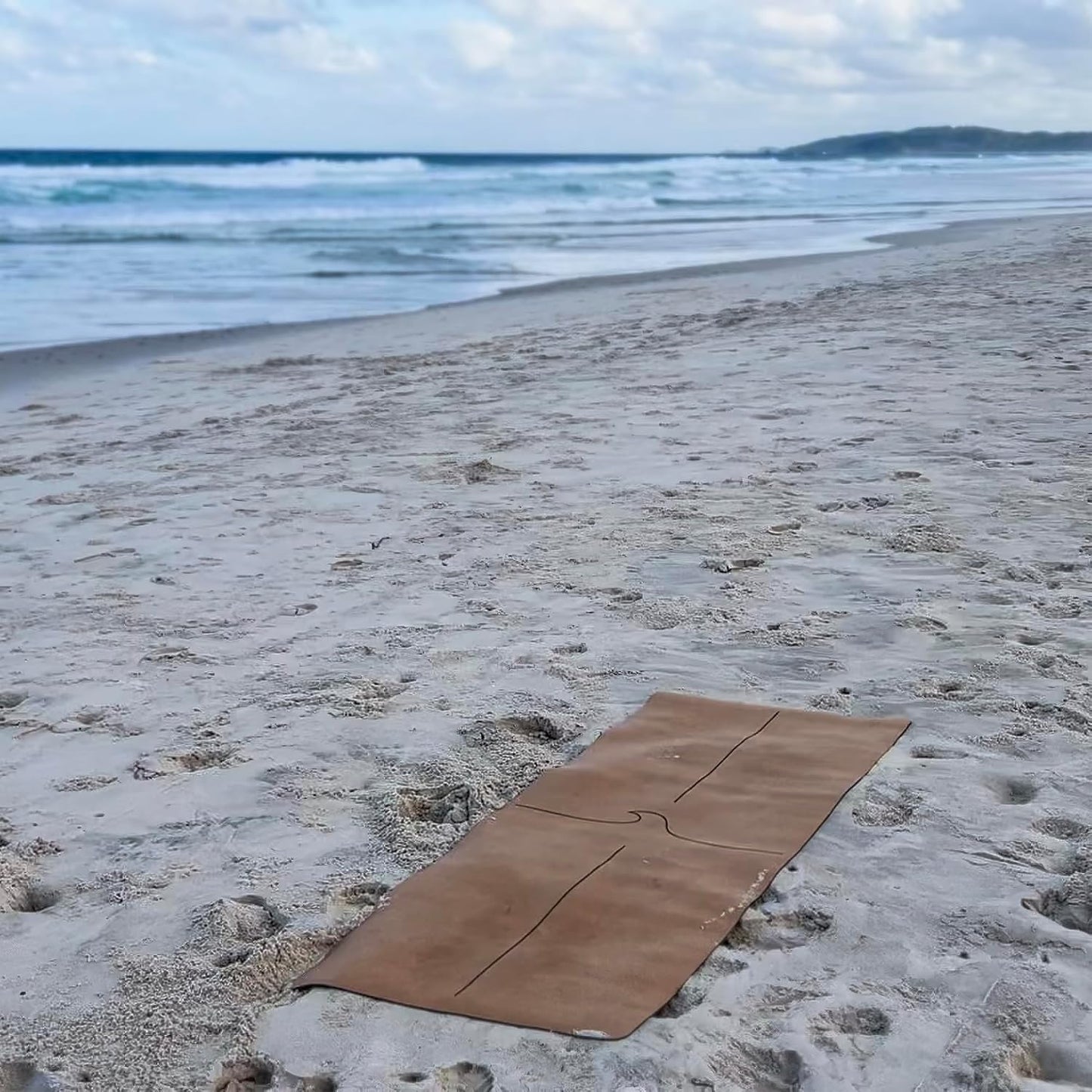 Crk's Organic Cork Yoga Mat with Recycled Natural Rubber, 4mm Thick • The Wave Mat