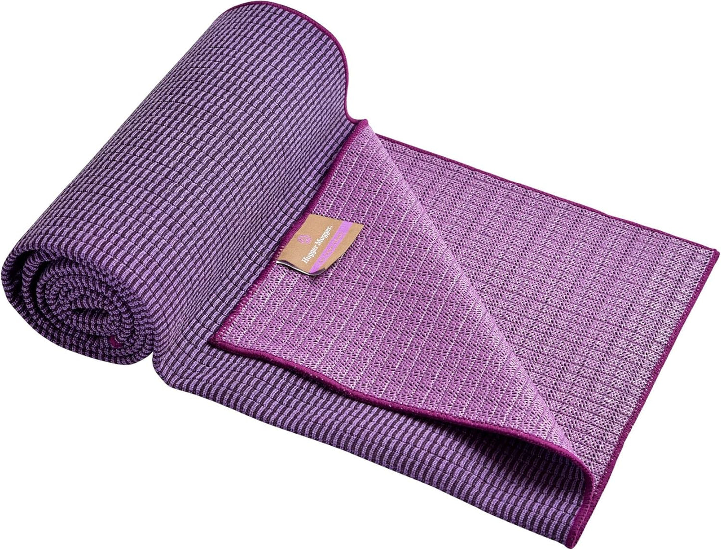 Hugger Mugger Yoga Towel - Midnight - Soft, Absorbent, Fast Drying, Non-Slip Backing, use by iteself or Over a Yoga mat, hot Yoga, Helps with Slippery Hands and feet