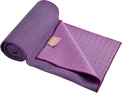 Hugger Mugger Yoga Towel - Midnight - Soft, Absorbent, Fast Drying, Non-Slip Backing, use by iteself or Over a Yoga mat, hot Yoga, Helps with Slippery Hands and feet