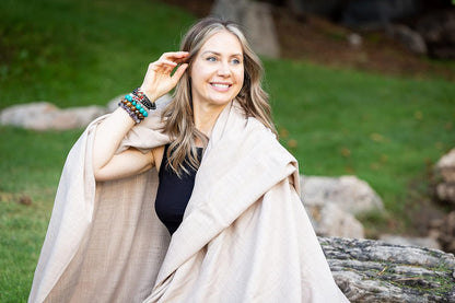 Meditation Shawl or Meditation Blanket, Shawl/Wrap, Oversize Scarf/Stole. Large. Unisex.