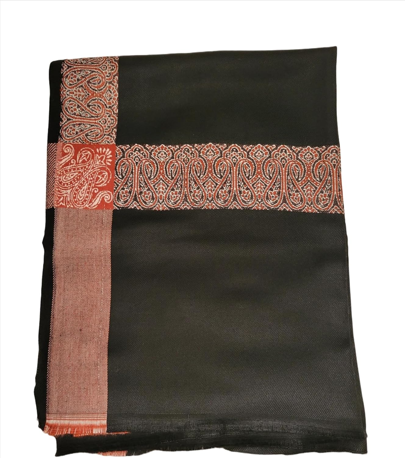 Soft Premium Wool Blend Meditation Shawl - Large Unisex Prayer Wrap, Oversize Scarf & Versatile Blanket