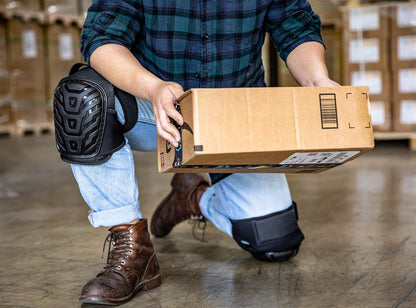 CE' CERDR Professional Knee Pads for Work - Heavy Duty Foam Padding Kneepads for Construction, Gardening, Flooring with Comfortable Gel Cushion to Save Your Knees (Knee High)
