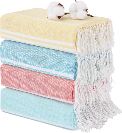 Turkish Beach Towels Vacation Essentials Yoga Blanket Pool Workout Towel Oversized Sand Free Quick Dry Lightweight Meditation Supplies Mat Cover Surf Boat River Float Accessories Gym Excise Stuff