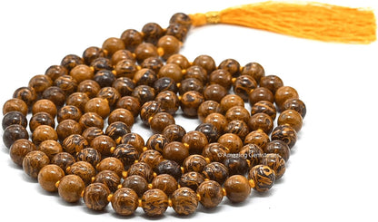 Amazing Gemstone 108 Beads Handmade Mala (Knotted, Rudraksha) - Colors B