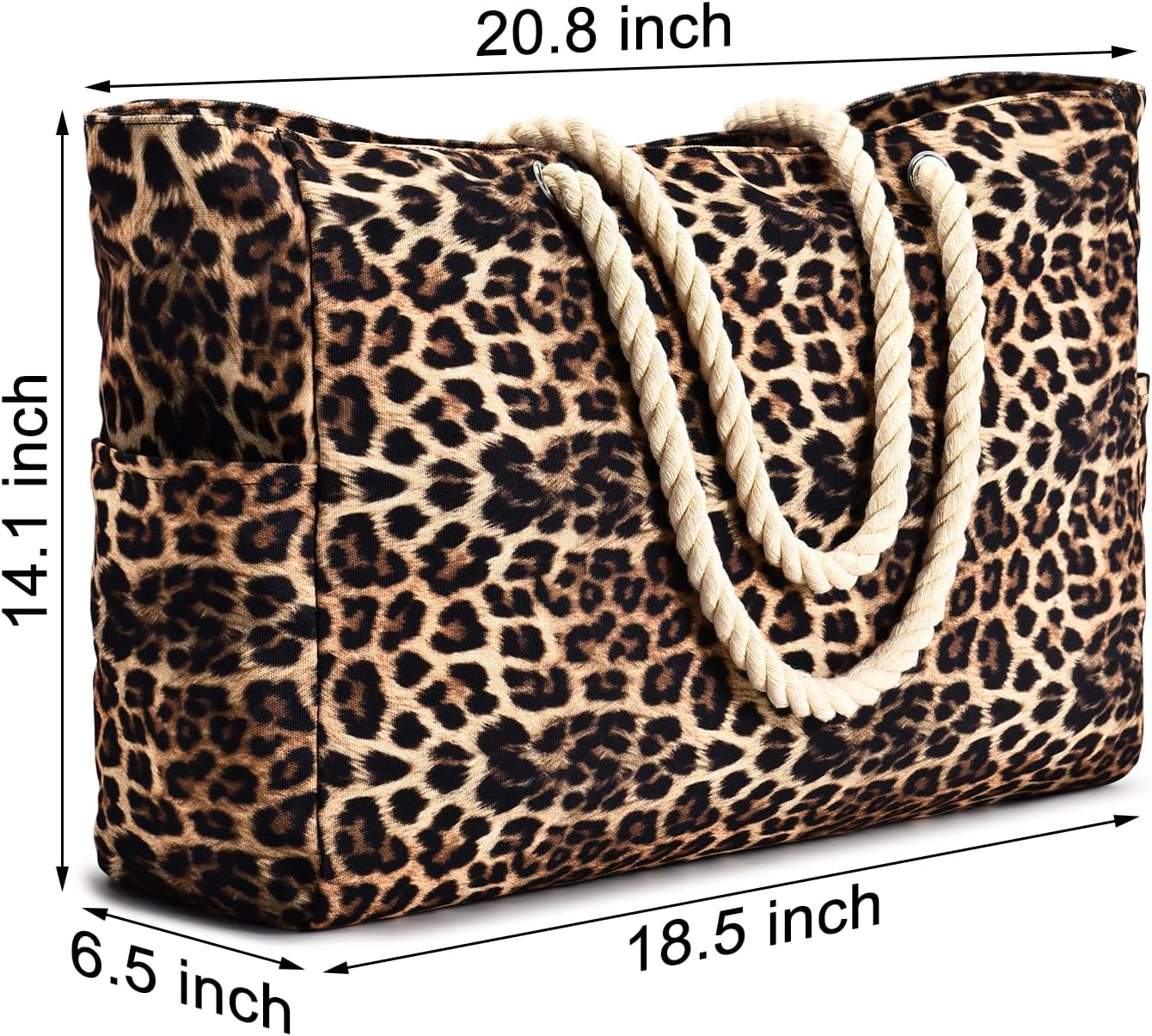 Becokan Beach Bags for Women Large Waterproof Beach Tote Bag Zipper Beach Bags Waterproof Sandproof Swim Pool Bag Large Tote