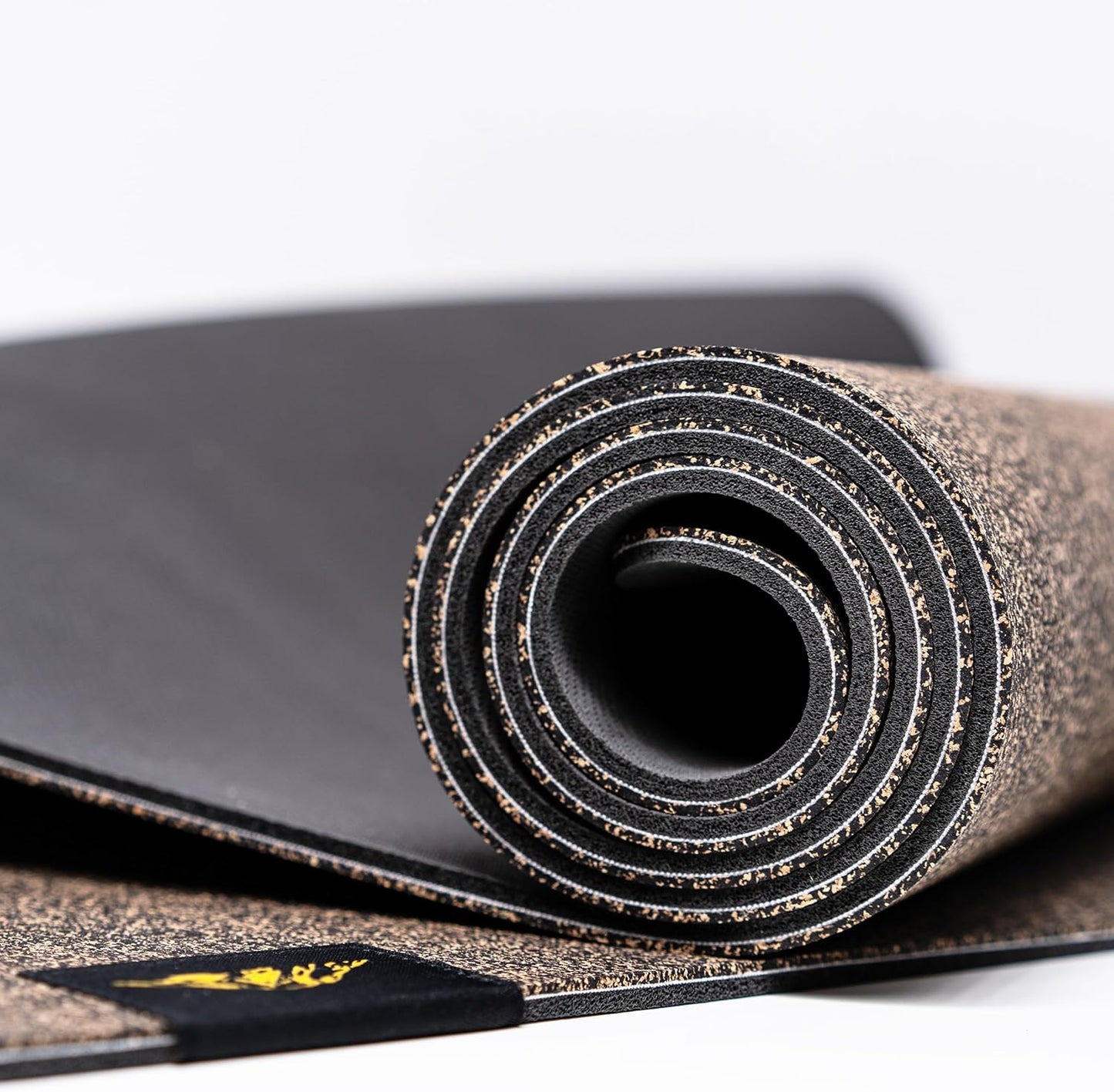 Mount Adams 4-Pack Granite XL Heavy Yoga Mat, 72” x 26” Cork and Natural Rubber Exercise Mat, 5mm Thick Workout Mat, Wet or Dry Non Slip Mat, Heavyweight Extra Large Gym Mat for Fitness or Pilates