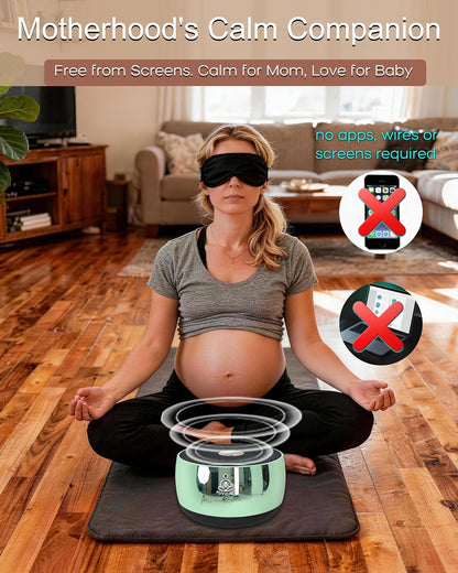 Sound Frequency Machine,Meditation Generator Instrument,Tone Device Tools - Solfeggio Frequencies Bath for Yoga, Mindfulness, Vibration System of Chakra Balancing, 5 Tones, 3 Timers